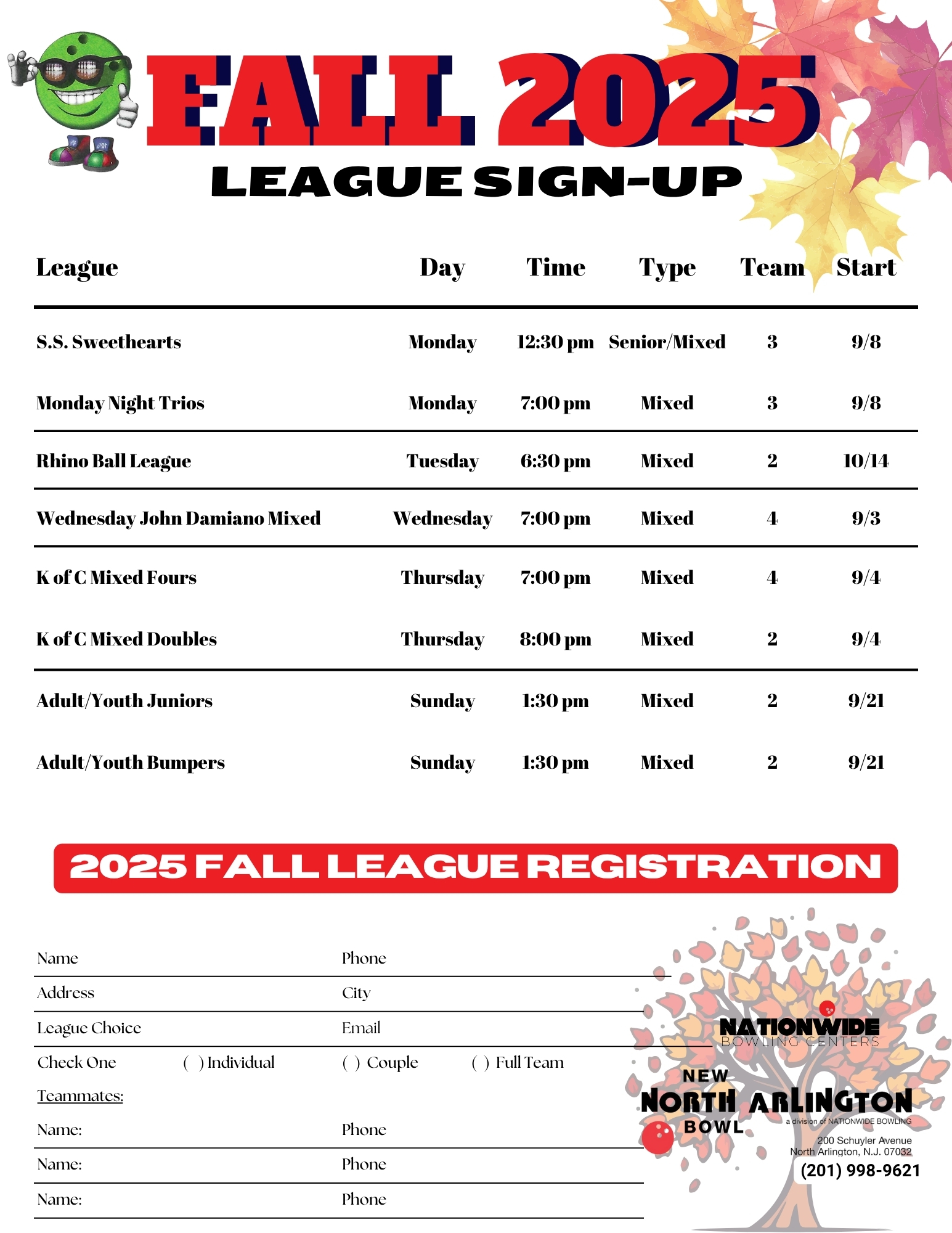 na fall league