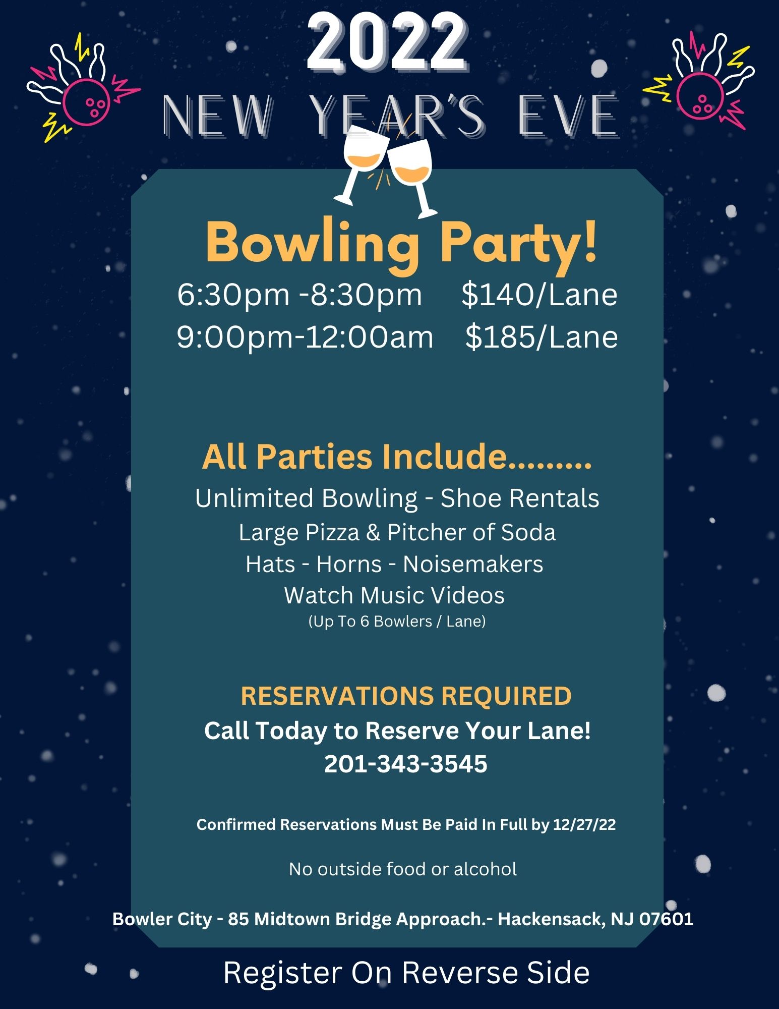 Hackensack, New Jersey Nationwide Bowling Centers